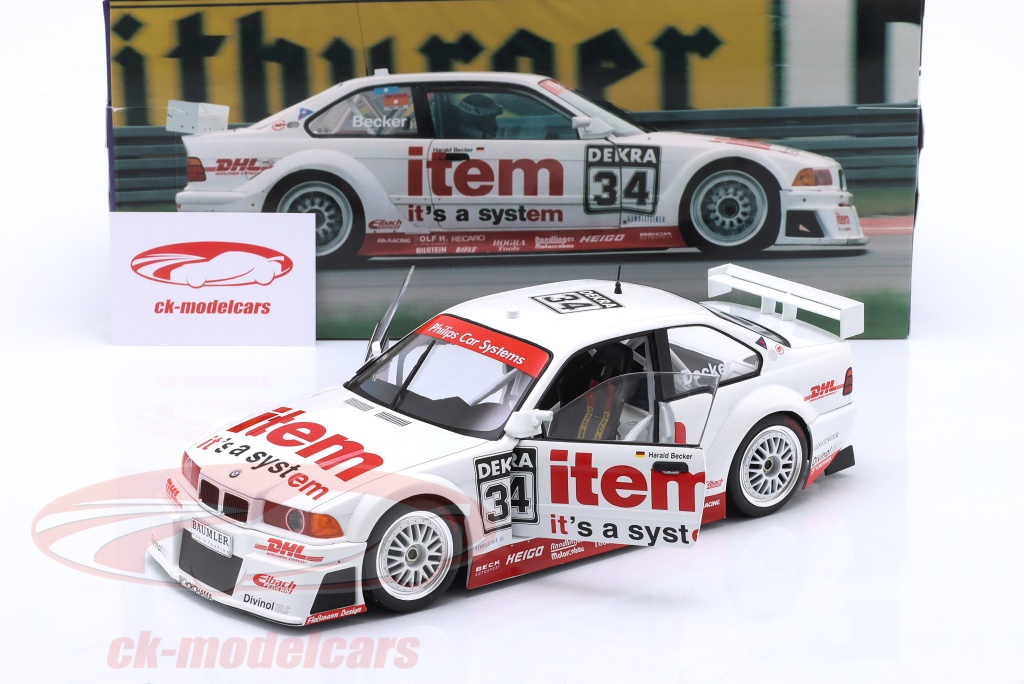 WERK 83 1/18 BMW M3 E36 Coupé DTM 1993 – Modello In Metallo W1800701 - Foto 4