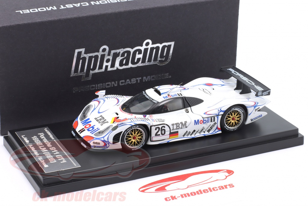 HPI 1:43 Porsche 911 GT1 #26 Winner 24h LeMans 1998 McNish, Aiello ...
