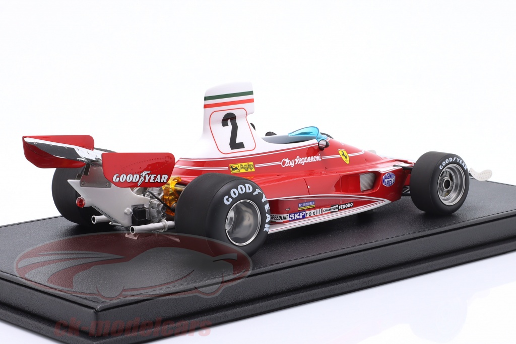 Figurine 1/18 Clay Regazzoni Ferrari F1 1971 – Peinte – Minichamps GP Replicas – Résine