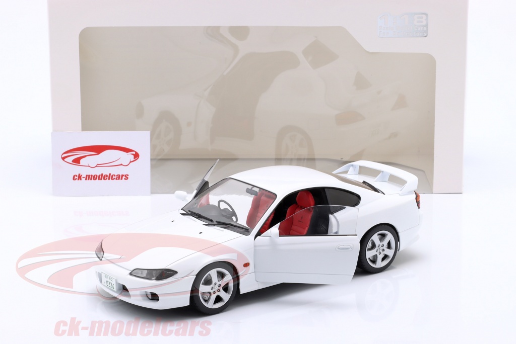 Nissan Silvia S15 Spec-R Aero Aspen 1999 - 1/18 Solido S1812201 - Blanche - Métal