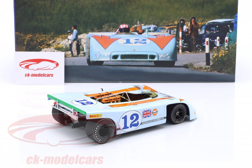 Norev 1/18 Porsche 908/03 #12 Targa Florio 1970 – Miniature Neuve