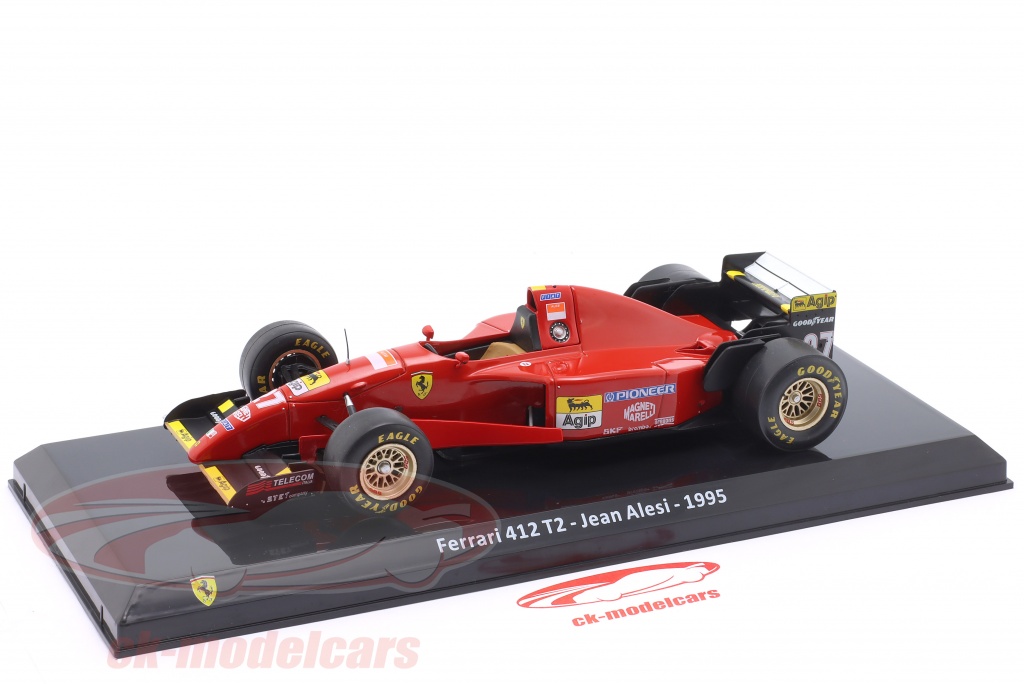 OPO 10 Formula 1 Ferrari 412 T2 Jean Alesi 1995 1/24 Scale Model Car - GF018