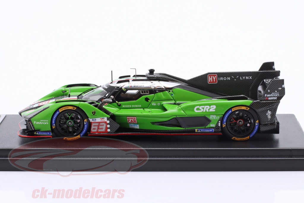 Miniature Looksmart Lamborghini SC63 3.8L V8 2024 – Échelle 1/18 – Verte – LS18026A