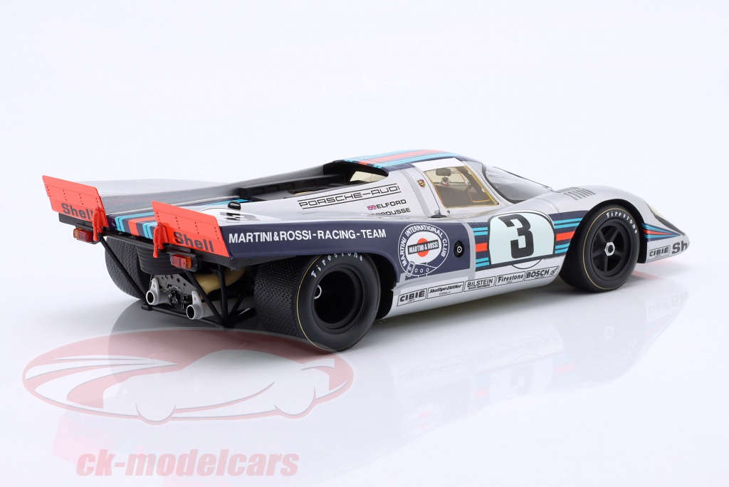 Achetez 18SE71 - Spark 1:18 SPARK Porsche 917K 4.9L Team Martini Racing #3 Winner 12H Sebring 1971 Vic Elford Gerard Larrousse With Showcase 18SE71 ( - Voiture de Courses