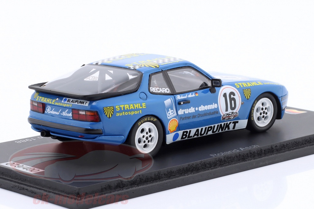 Modèle réduit Porsche 944 Turbo Cup N°15 1989 Andy Bovensiepen (300ex