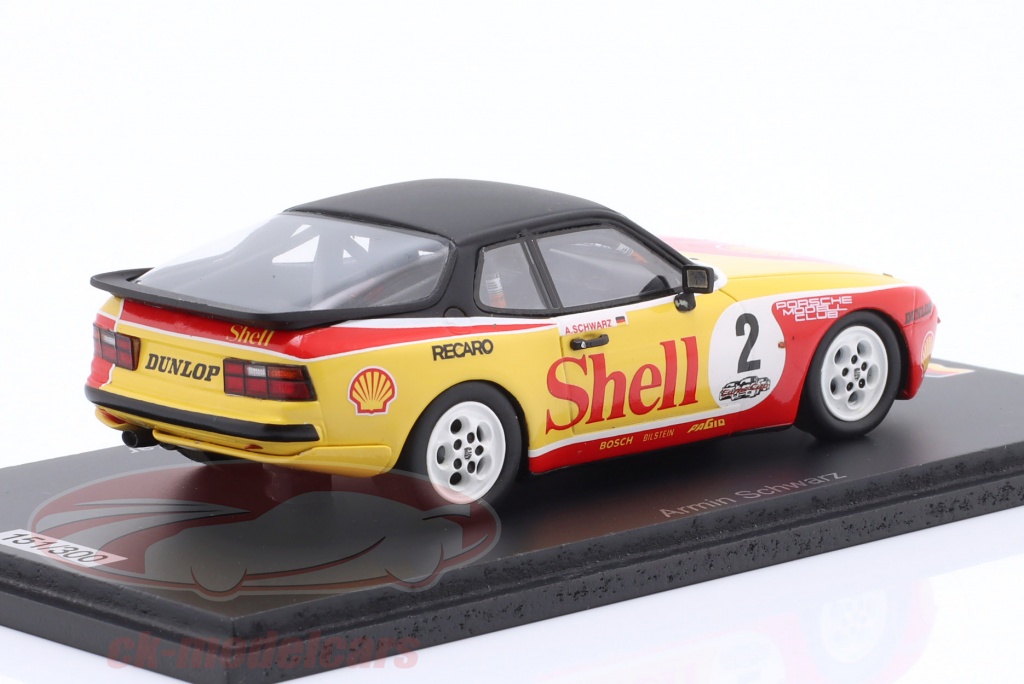 Shell 944 Spark 1:43 Porsche 944 #2 (Vip Car) Porsche 944 Turbo Cup 德国 1988 ...