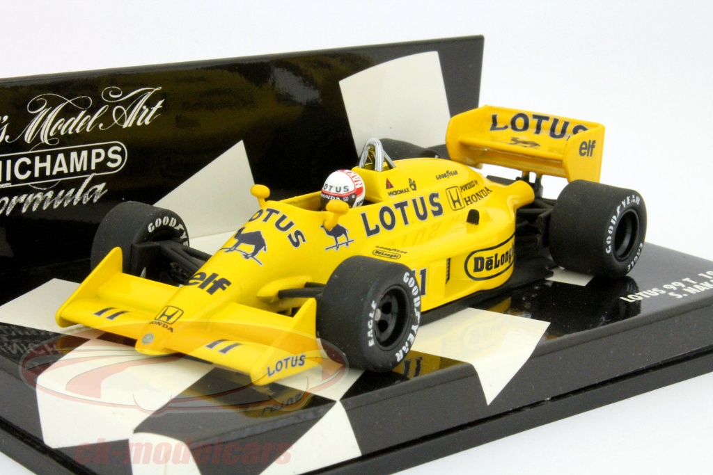 22114 AFX MEGA G PLUS F1 LOTUS 97T CAMEL #12 AYRTON SENNA 1987 HO SCALE