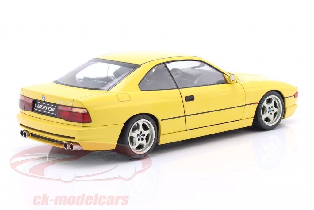 Solido 1:18 BMW 850 (E31) CSI Baujahr 1990 Dakar gelb S1807005 ...