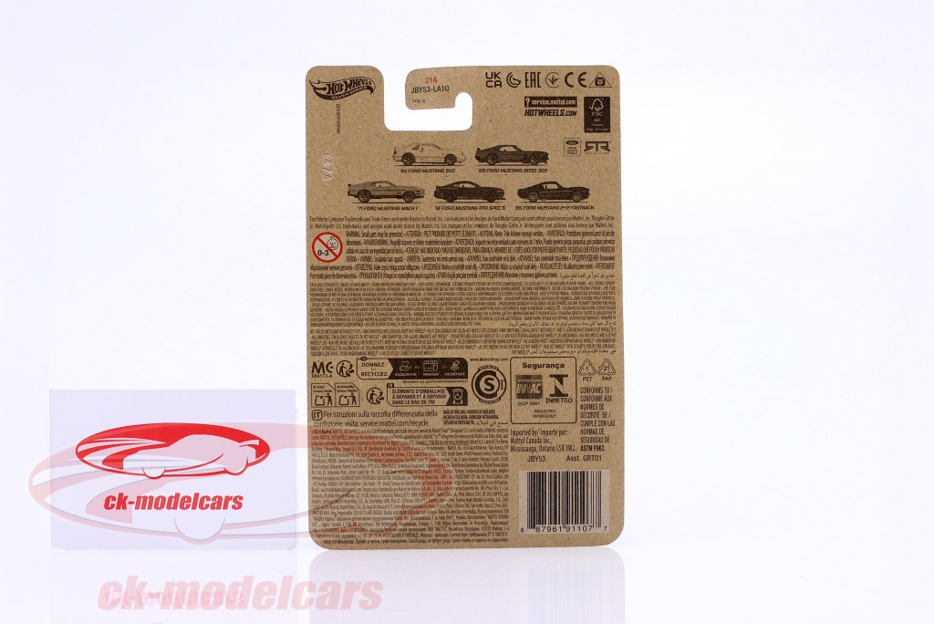 Xe mô hình Hot Wheels BOULEVARD 2020 FORD MUSTANG SHELBY GT 500 | Việt Nam