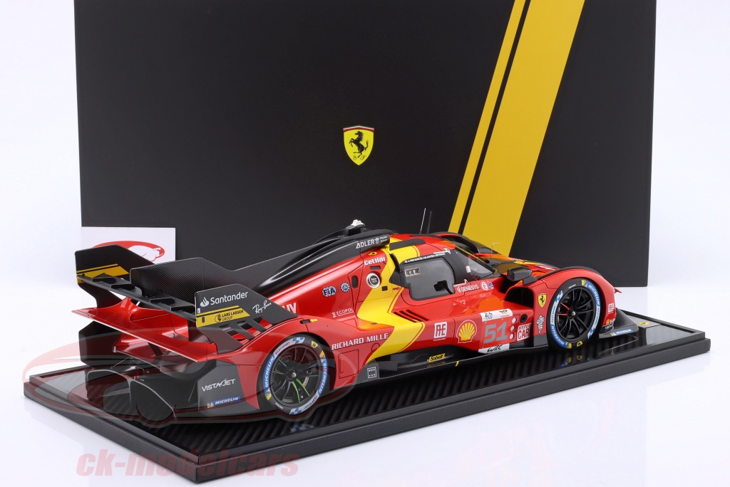 BBRC304B - Bbr 1:43 BBR Ferrari 499P #51 Le Mans 2024 Pier Guidi Giovinazzi Calado BBRC304B (Modellbau - 24H Le Mans