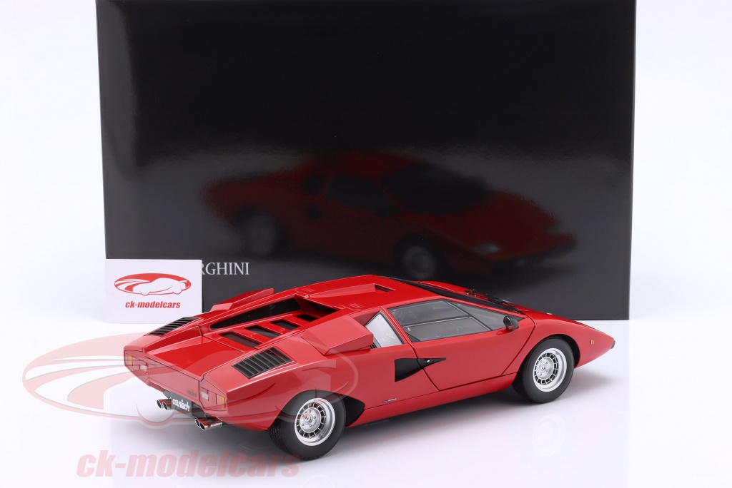 Kyosho 1:12 Lamborghini Countach LP400 Año de construcción 1974 rojo