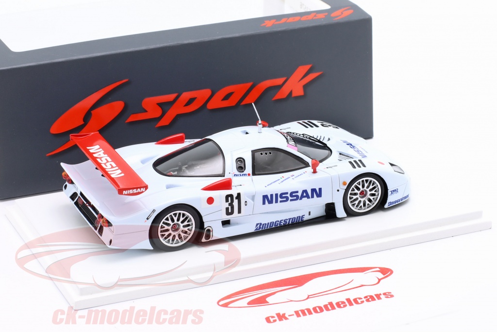 SPARK-MODEL S3631 Scale 1/43 | NISSAN R390 GT1 3.5L TURBO TEAM NISSAN MOTORSPORT N 31 24h LE Mans 1998 A Montermini E Comas J Lammers