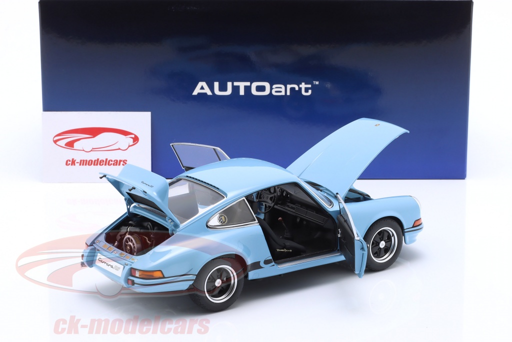 AUTOart 1:18 Porsche 911 Carrera RS 2.7 Golfe bleu 78032 modèle voiture