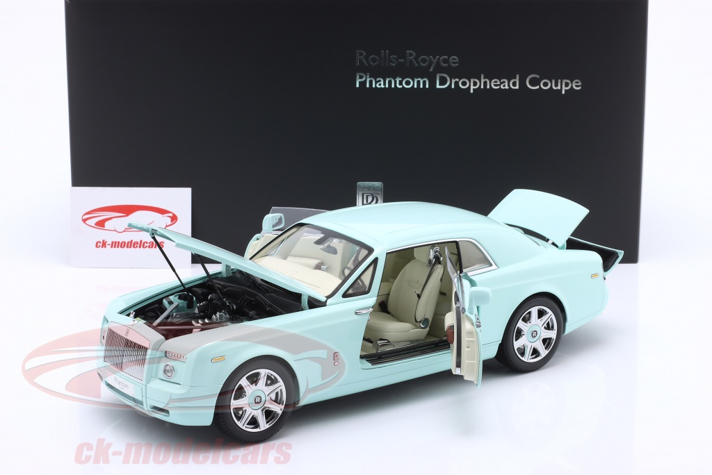 Modèle Réduit Kyosho 1:18 Rolls-Royce Phantom I 1926 - Bleu Clair - Boîte Scellée