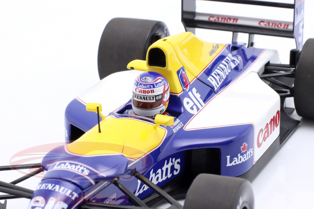 T-shirt Nigel Mansell FW14B F1 1992 - Racing Roots - Blanc - Homme - Neuf