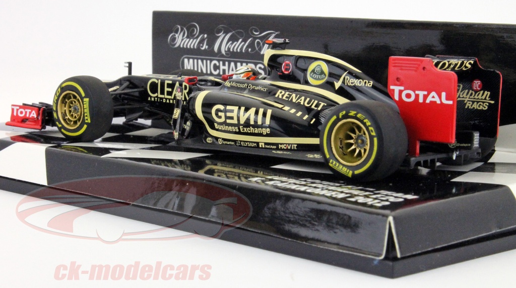 Minichamps 1:43 K. Räikkönen Lotus Renault E20 F1 Team formula 1 2012 410120009 model car Minichamps 1:43 K. Räikkönen Lotus Renault E20 F1 Team formula 1 2012 410120009 model car