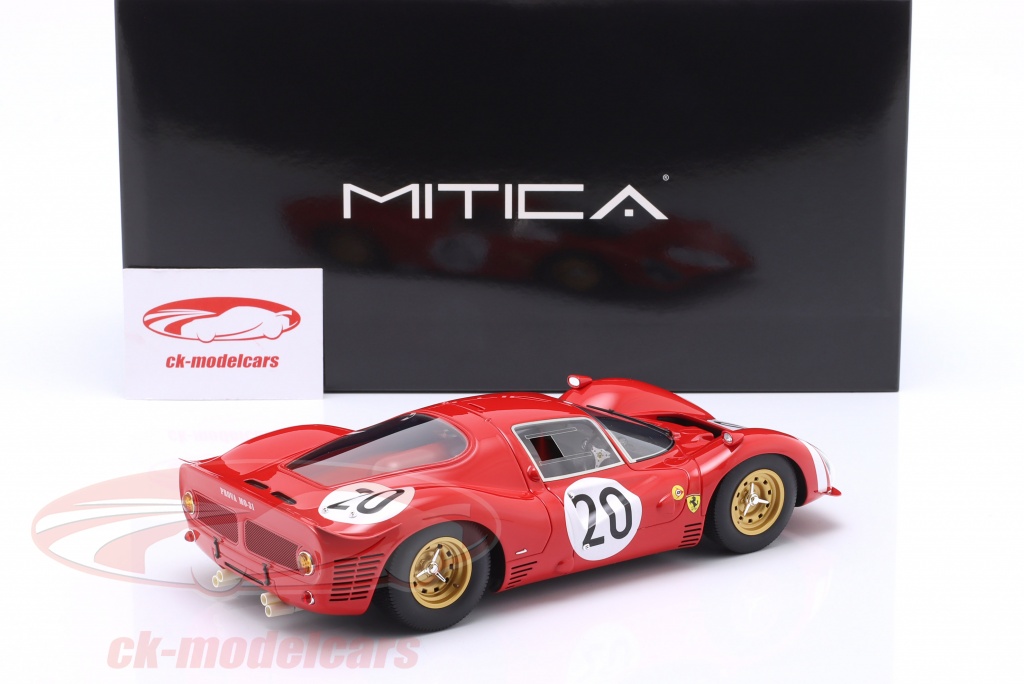 Décalcomanies Ferrari 330 P3 Le Mans 1966 - Plusieurs échelles (1:18 à 1:43) - Neuf