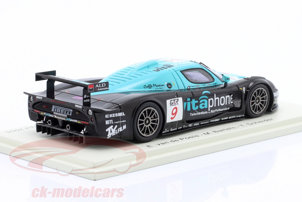 Spark 1:43 Maserati MC12 GT1 #9 勝者 24h Spa 2005 Scheider, Bartels, van ...