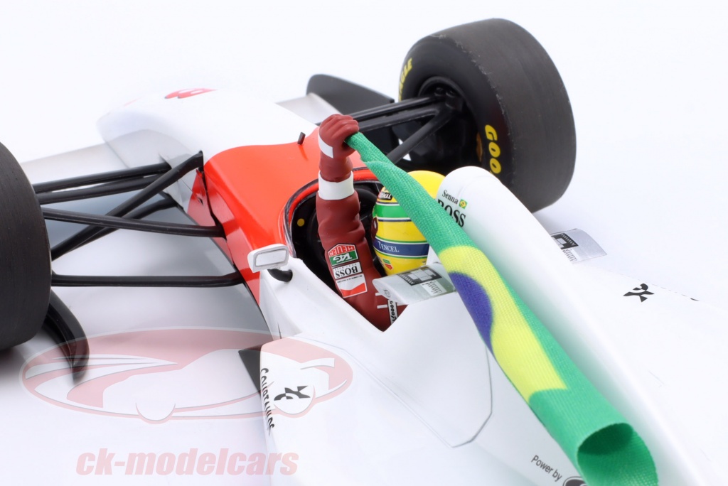 540933858 - MINICHAMPS 1/18 - MCLAR Ford MP4/8 Dirty Version - Winner Monaco GP 1993 (A. Sna) - Little Bolide 540933858 - MINICHAMPS 1/18 - MCLAR Ford MP4/8 Dirty Version - Winner Monaco GP 1993 (A. Sna) - Little Bolide