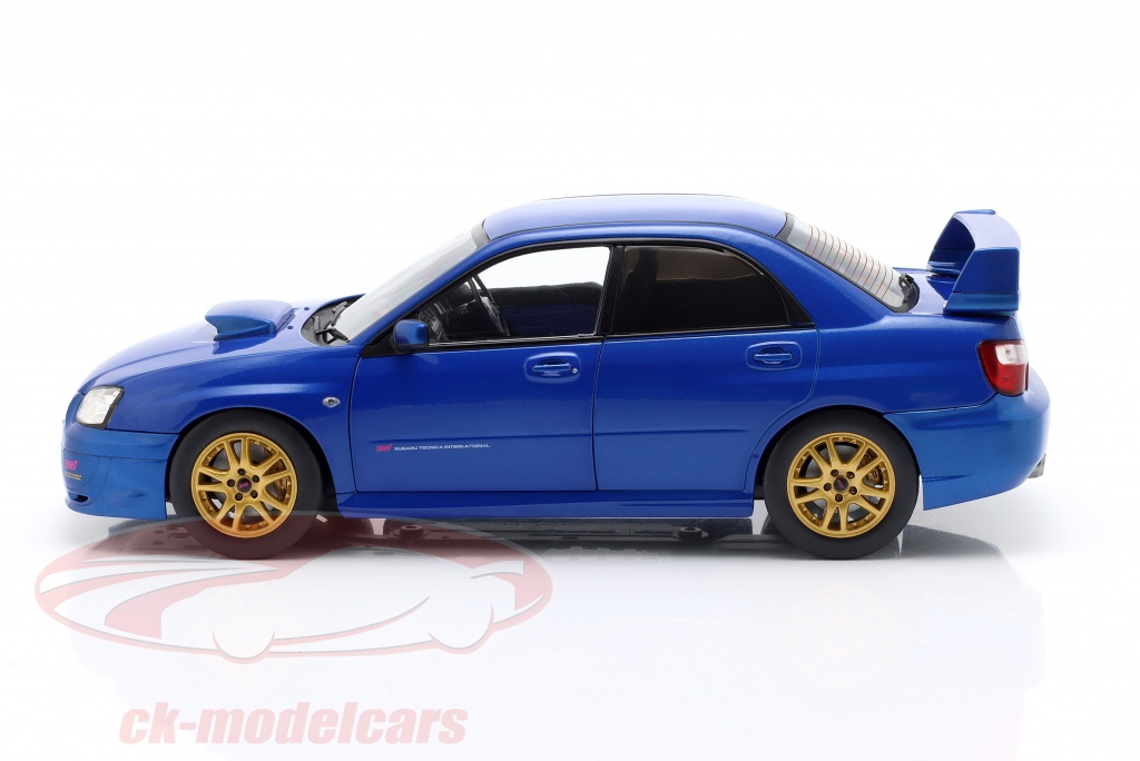 SOLIDO 1/18 SUBARU IMPREZA 22B 1998 SONIC BLUE MODELLINO