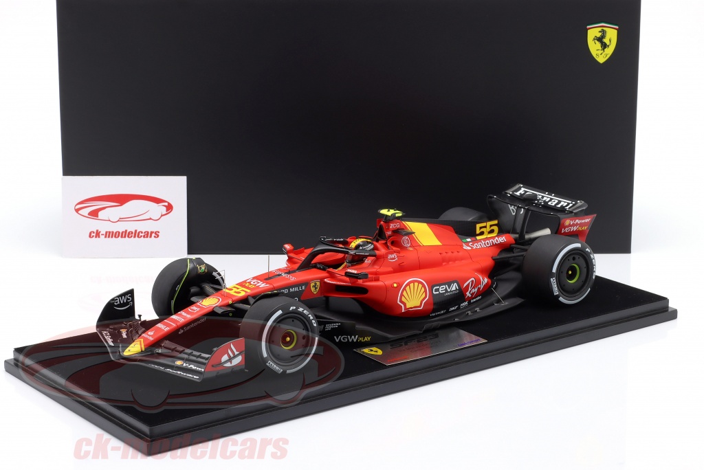 Miniature LOOKSMART 1/18 Ferrari SF-23 - Las Vegas GP 2023 - Carlos Sainz
