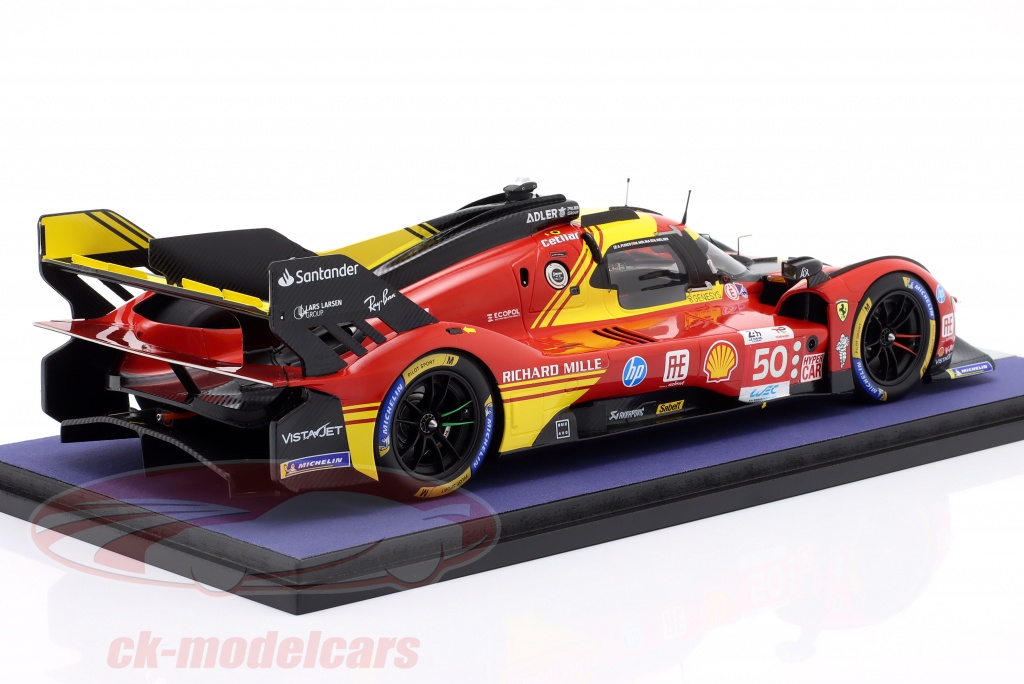 Ferrari 499P 3.0L V6 N°50 – Looksmart 1/18 – 2024 – Rouge – Modèle Neuf