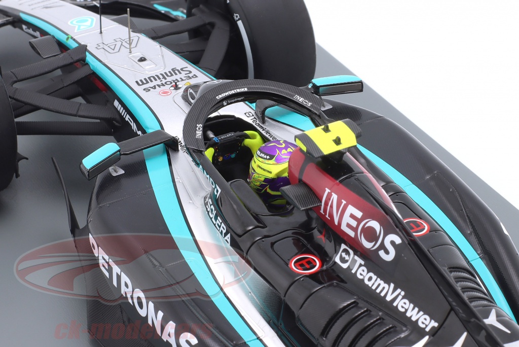 spark 1/18 メルセデスAMGF1 バーレーンGP2024 ハミルトン