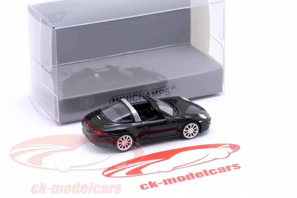 Miniature Wiking HO 1/87 Porsche 911 C Coupé Marron – Sans Boîte, Occasion Très Correcte