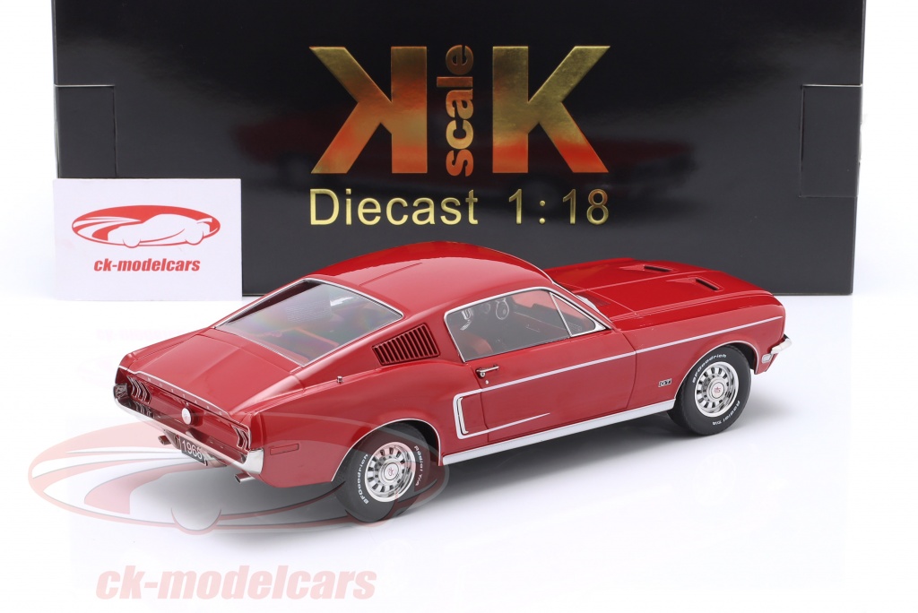Maisto Ford Mustang GT 1967 1:24 Rot MAI-MA-31260RD
