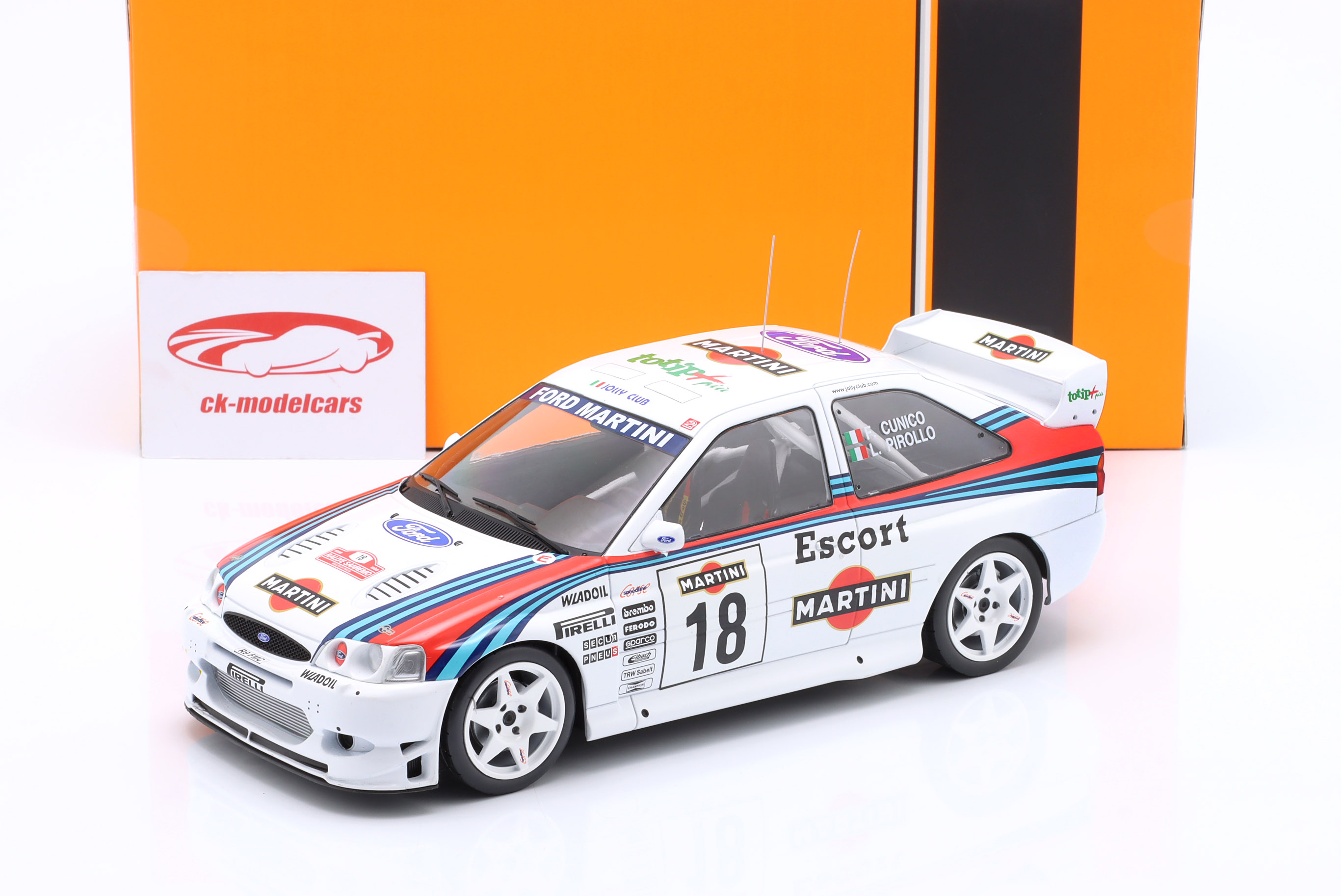 1:18 IXO Ford Escort WRC #6 Rally Acropolis 1997 – Kankkunen Repo, Neuve