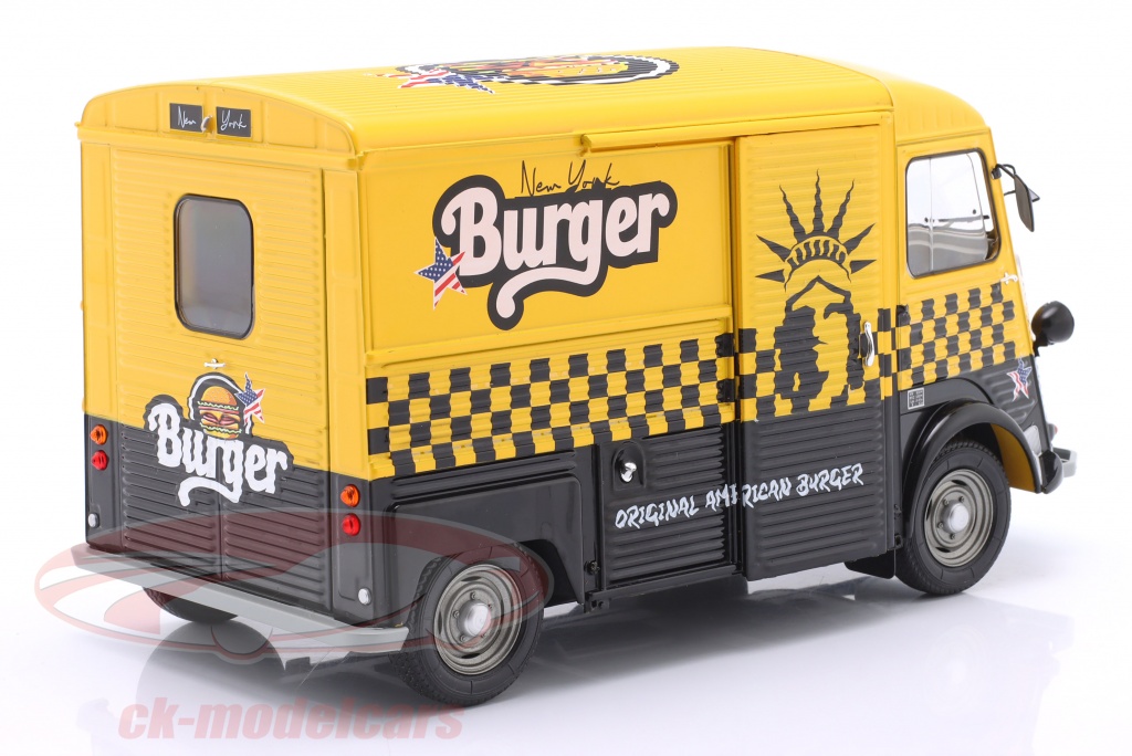 TRÈS RARE. CITROËN type HY 1/18. Camionnette de livraison Yacco vert et