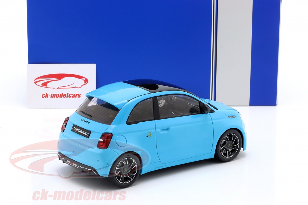 Modèle Réduit Fiat 500e Abarth Jaune 2024 - Échelle 1/43 Par IXO, Boîte D'origine