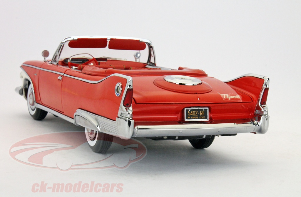 Miniature Anson 1/18 – Plymouth Fury 1957 – Blanche – Réf 30398 – Occasion – Collection