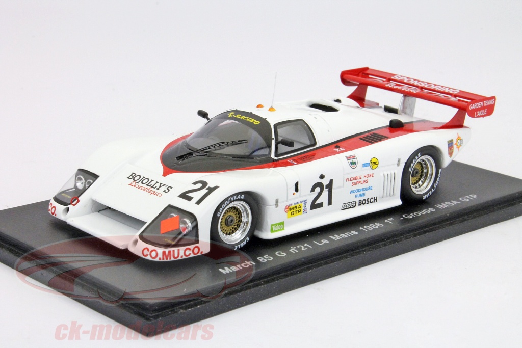 Gebhardt 853 74 24 Heures du Mans 1986 Spark S4096 - Miniatures Autos Motos