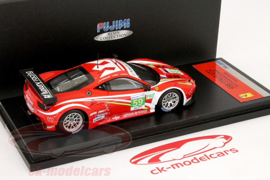 Miniature Ferrari 458 Italia GT2 No.81 8Star Motorsports 24h Le Mans 2013 /J.Bri