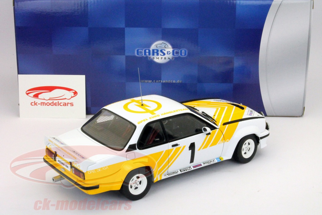 Sunstar SUN5395 Opel Ascona B 400 N°1 – échelle 1/18, Rallye Ardennes, Miniature Neuve