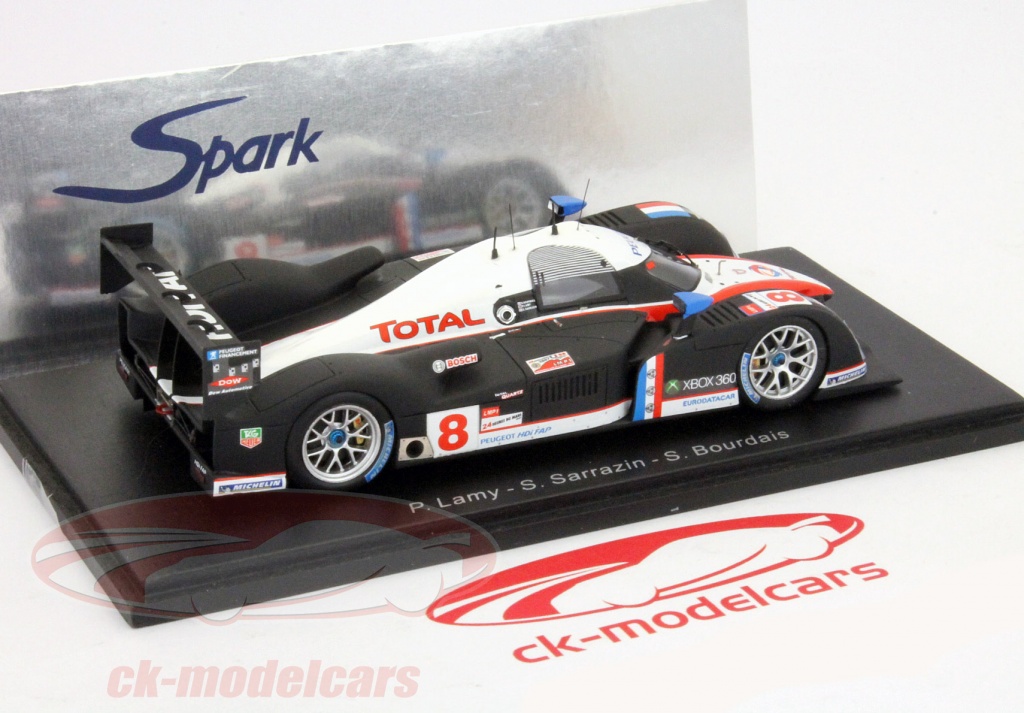 SPARK-MODEL S2593 Escala 1/43 | PEUGEOT 908 HDi FAP N 8 3rd 24h LE MANS