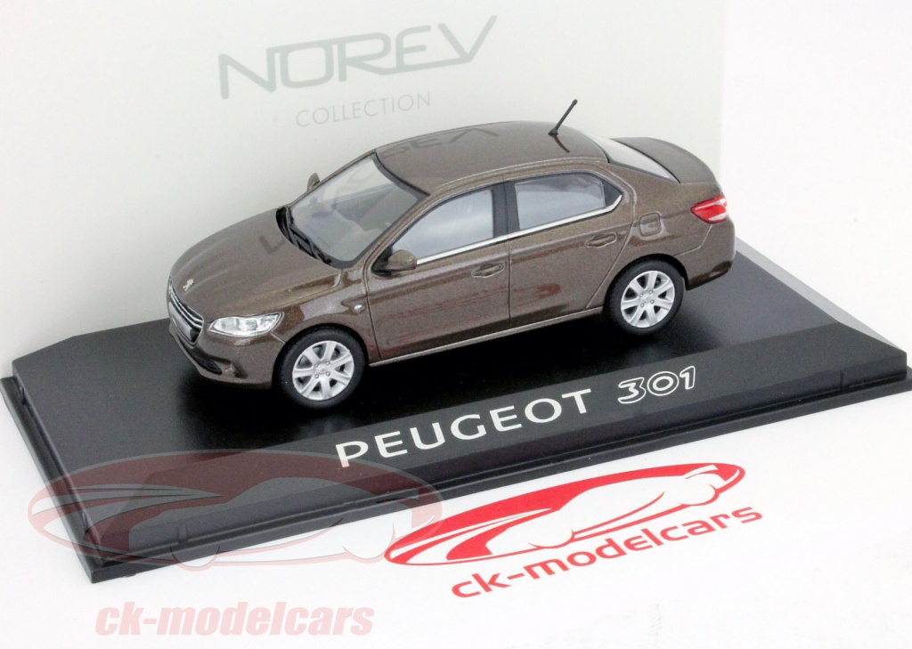Peugeot 301 Year 2012 brown 1:43 Norev