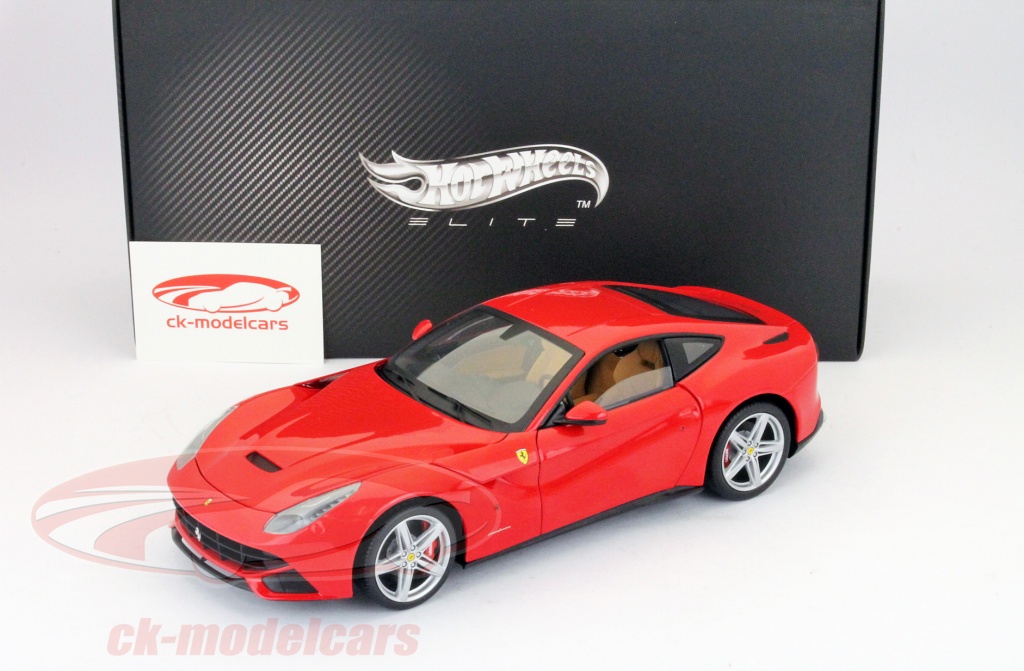 Hotwheels Heritage Ferrari F12 Berlinetta 1:18 Modellauto - Blaue Edition