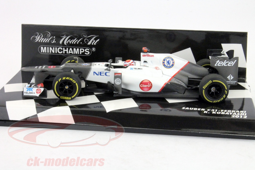 Miniature F1 Spark 1/43 – Sauber C31 N°14 – GP Monaco 2012 – Kamui Kobayashi (Précommande)