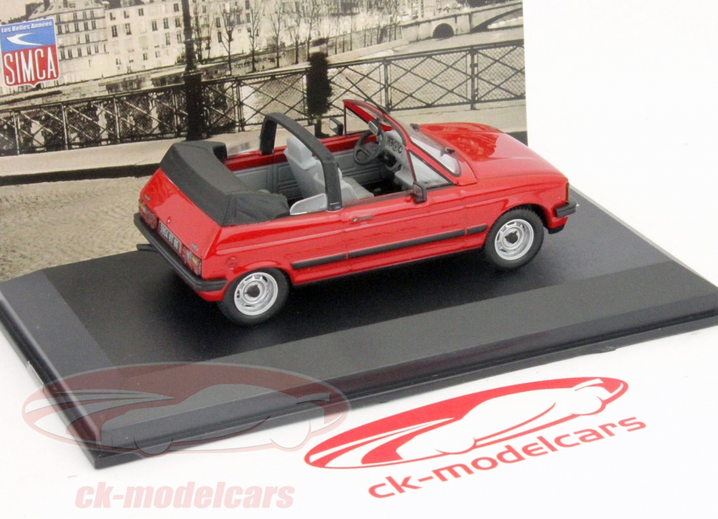 VOITURE TALBOT SAMBA CABRIOLET 1983 1/43 IXO ALTAYA BELLES ANNEES SIMCA