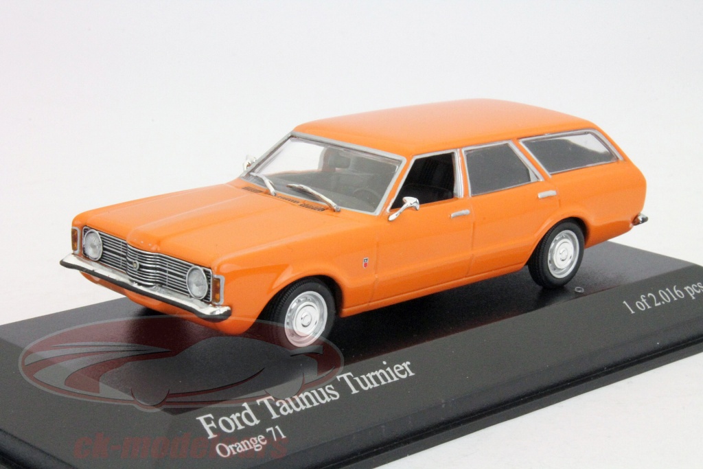 Miniature Ford Taunus 1970 Blanche Minichamps 1/43, édition Limitée 1/3024, Neuve