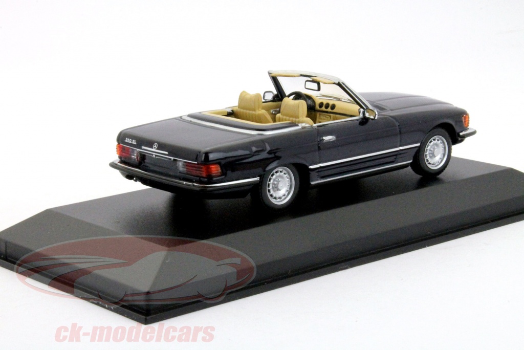 MERCEDES 350 SL HARDTOP 1970-80 Noir MINICHAMPS 1:43 de reference 4