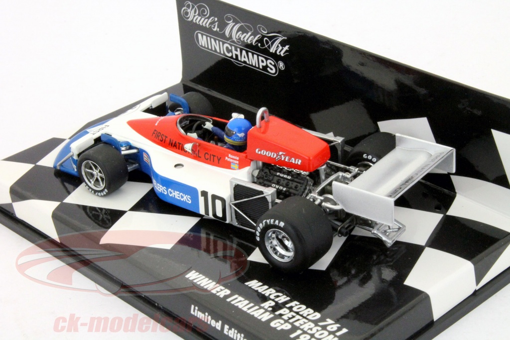 March 761 Ronnie Peterson 1976 - 1/43 Voiture Miniature F1 FD160 - Collection