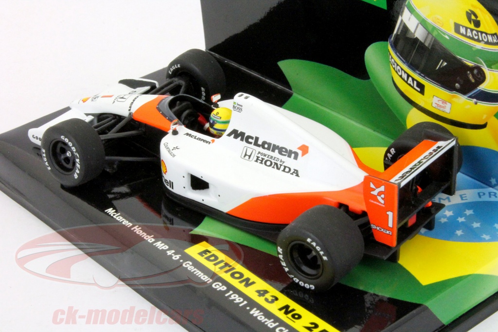 1/43 McLaren Honda MP4-6 German GP 1991 World Champion ホワイト