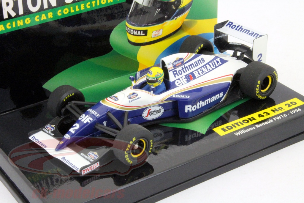 Modèle Réduit 1:43 Williams F1 Renault FW16 Elf #0 1994 - Damon Hill - Edicola - Neuf
