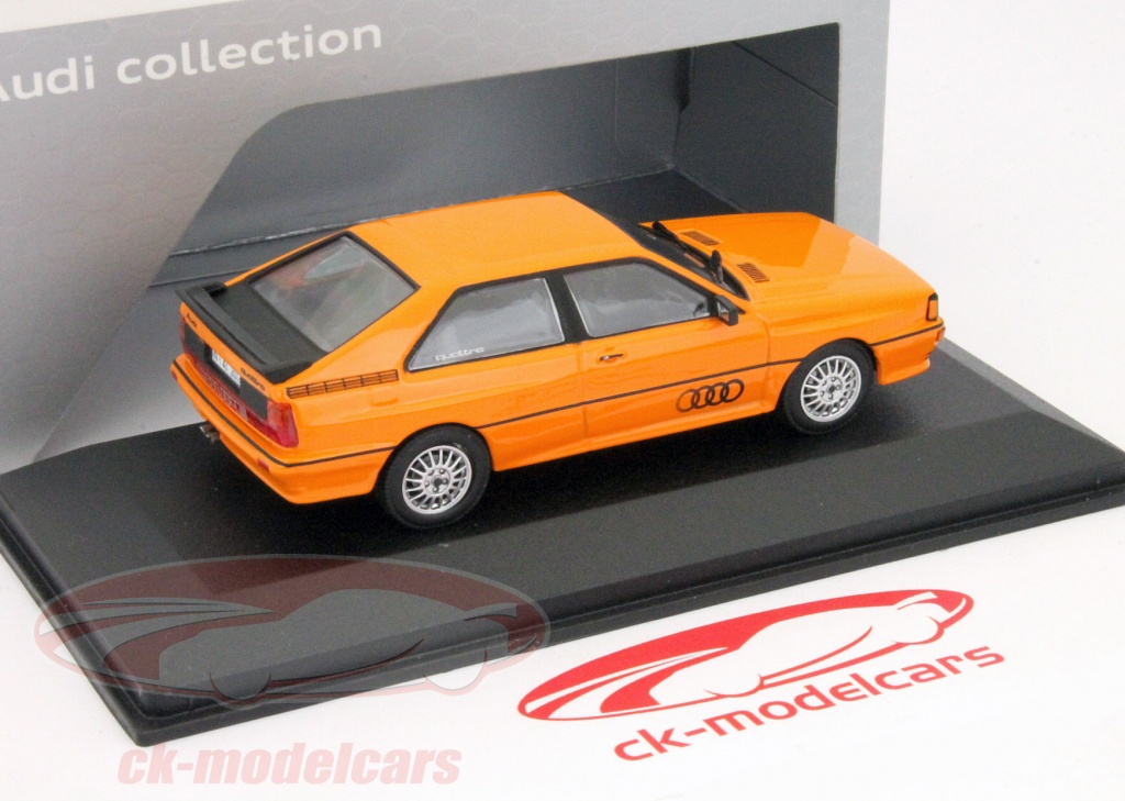Miniature Minichamps 1/18 – Audi Quattro 1980 Rouge (collectionneur, Métal/plastique)