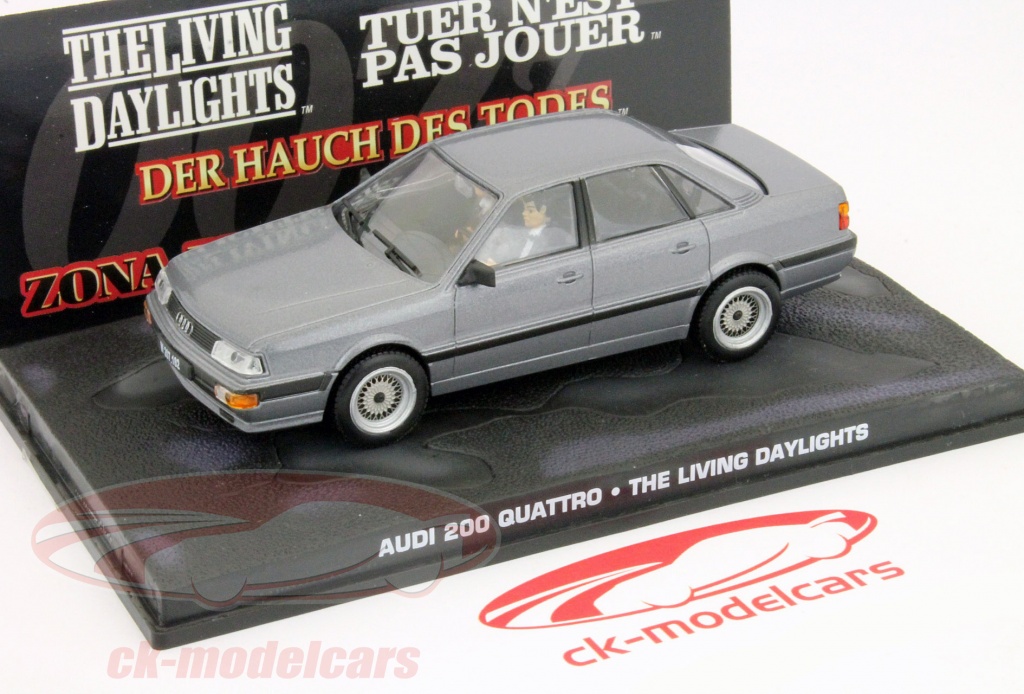 Modèle Réduit Audi 200 James Bond 007 - Échelle 1/43, édition The Living Daylights, Avec Boîte Vitrine