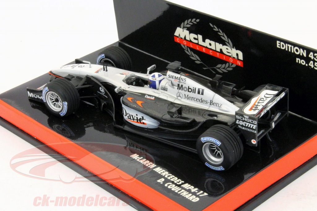 【ミニチャンプス　マクラーレン　メルセデス　MP4-17D 2002年1/18】 ミニチャンプスマクラーレンメルセデスMP4-17D 2002年1/18】