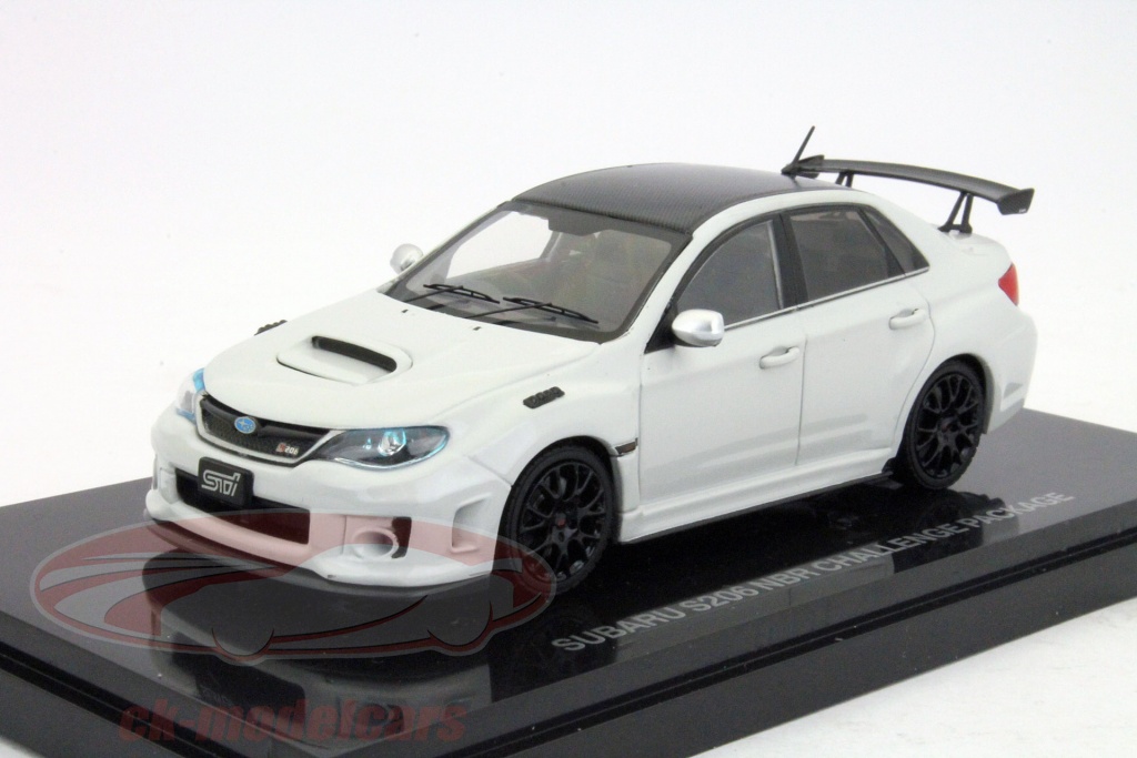 Ebbro 1:43 スバルS206 NBRチャレンジパッケージブラック/ホワイト 
